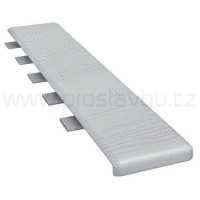 Spojka krycí pro jednoduché desky KERRAFRONT WD J-201 - 23 stříbrně šedá (Silver Grey) /ks
