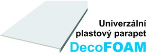 parapet univerzalni plastovy decofoam prostavbu