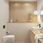 obkladove panely do interieru vilo MPC ukazka panel dekorativni XL satin cream panel akusticky S harmony wood