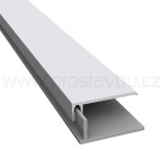 Ukončovací U profil 2-dílný UNI FS-252 - 23 Silver Grey /3 m