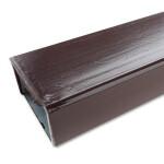 Kovový nosník 50x30x1,8 mm T99442 - hnědá (zinek+plast) - délka 4,0 m