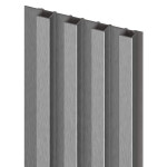 Obkladové panely do interiéru Vilo MPC - akustický lamelový panel M - Brushed Steel /0,15 x 2,65 m