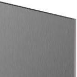 Obkladové panely do interiéru Vilo MPC - dekorativní hladký panel XL - Brushed Steel /0,6 x 2,65 m