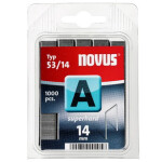 Spony "A" NOVUS typ 53/ 14 mm super tvrdé /1000 ks