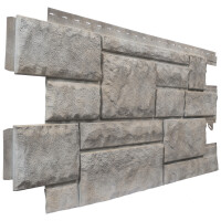 Fasádní obklad - panel NOVIK Hand Cut Stone HC100 - 220 Smoke White /0,472 m2