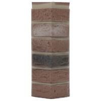 Vnější roh 2-dílný NOVIK Hand Laid Brick HL202 - 114 Old Red Blend