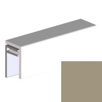 Ukončovací/lemovací profil 2-dílný univerzální UNI V2115 - 901 Greige Style /3 m