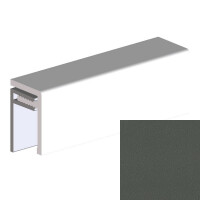 Ukončovací/lemovací profil 2-dílný univerzální UNI V2115 - 904 Onyx Style /3 m