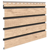 Fasádní obklad - lamela WOOD SIDING SVP-B6 FRONTO V-BLACK - 57 světlý dub /2,95 m