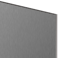 Obkladové panely do interiéru Vilo MPC - dekorativní hladký panel XL - Brushed Steel /0,6 x 2,65 m