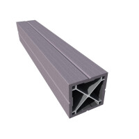 Plotový sloupek DuoFuse DF1P90 - hnědá wenge (WB) - 2,7 m