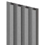 Obkladové panely do interiéru Vilo MPC - akustický lamelový panel M - Brushed Steel /0,15 x 2,65 m