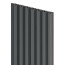 Obkladové panely do interiéru Vilo MPC - akustický lamelový panel S - Deep Grey /0,14 x 2,65 m