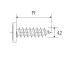 Upevňovací vrut V4219 - 4,2x19 mm - drážka PH-2