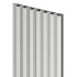 Obkladové panely do interiéru Vilo MPC - akustický lamelový panel S - Soft White /0,14 x 2,65 m