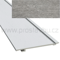 Fasádní obklad - jednoduchá deska KERRAFRONT WOOD Design FS-201 - 23 stříbrně šedá (Silver Grey) /6