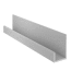 Zakládací J profil ALU KERRADECO A1 - Silver /2,95 m (DOPRODEJ)